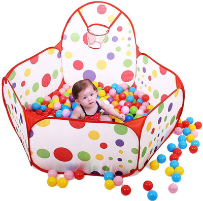 

Pacific Toys Kids Play Zone Tent with 50 Balls(Multicolor)