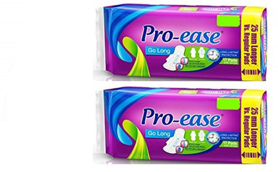 

Pro-ease Go long 17+17 pad Sanitary Pad(Pack of 2)