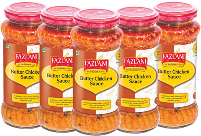 

Fazlani Foods Ready To Eat Pack of 5 Butter Chicken Sauce, 285 gms Sauce(285 g)