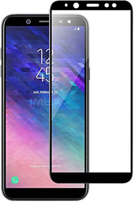 Casotec Edge To Edge Tempered Glass for Samsung Galaxy A6(Pack of 1)