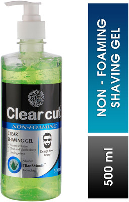 

Clearcut Non-Foaming Shaving Gel, Clear Aloe vera Gel, Cool type(500 ml)