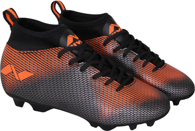 

Nivia Pro Carbonite Football Shoes For Men(Orange, Black