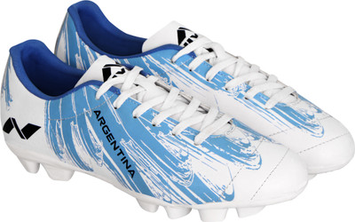 

Nivia COUNTRY COLOR FOOTBALL STUD - ARGENTINA Football Shoes For Men(White, Blue, Blue::white