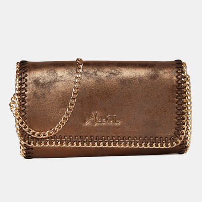 

Miss CL Women Casual Brown Leatherette Sling Bag