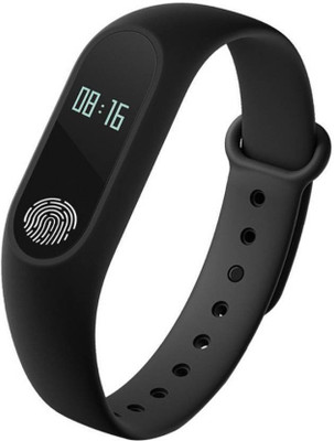 

IMPROVHOME M2 Intelligence Health Bracelet Activity Tracker with Bluetooth Heart Rate Monitor Waterproof Touch LED Smart Fitness Band (Black, Pack of 1)(Black Strap, Size : Free)