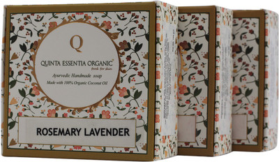 

Quinta Essentia Organic Handmade Soaps with Pack of 3 Fragnances(300 g, Pack of 3)