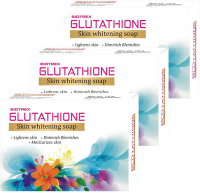 

Biotrex Glutathione Skin Whitening Soap - Pack of 3(225 g, Pack of 3)