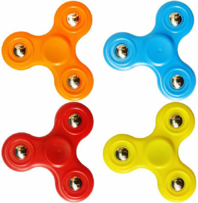 

AhirOnline Best Quality Fidget Hand Spinner Set of 4 (Multicolor)(Multicolor)