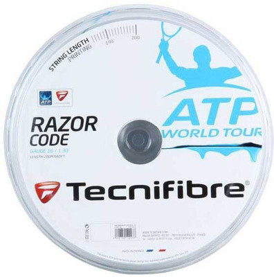 

Tecnifibre Razor Code 200 m 16/1.30 16 Tennis String - 200 m(Blue)