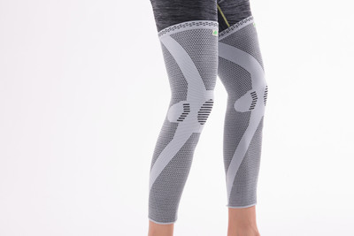 

Ragefrenzy Full Breathable Knee Support Knee, Calf & Thigh Support (S, White, Black)