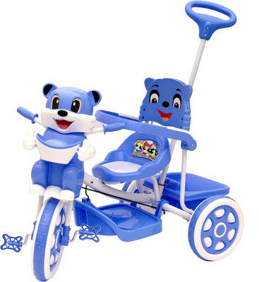 

Oximus Baby Tricycle for Kids with Front Back Basket & Push Parent Handle Recommended for Toddler 1,2,3,4,5 Years Old Children Tricycle for Baby Boys & Girls Gift (Blue) 507-blue-tricycle Tricycle(Blue)