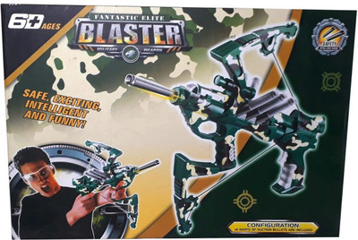 

Maxplanet Blaster Archery military Crossbow Toy(Multicolor)
