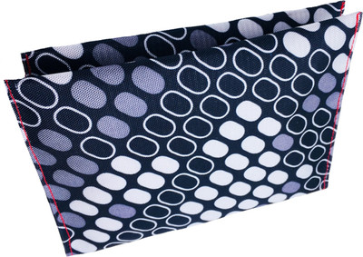 

Meher Collection Cosmetic Pouch(Multicolor, Red, Black, White, Grey), Box design;printed;red lining