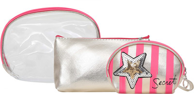 

FabSeasons Cosmetic Pouch(Multicolor), Darkpink