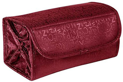 

swadec Folding Jewellery & Cosmetics Organiser & Storage Travel Bag Travel Toiletry Kit(Red)