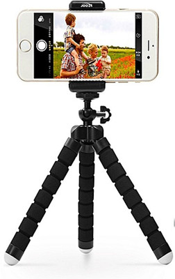 

ALLMUSIC Portable Adjustable Aluminum Lightweight Camera Stand With Three-Dimensional Head & Quick Release Plate Tripod(MULTICLOUR, Supports Up to 3.5)