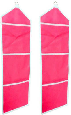 

shivanshshine Pack of 2 hanging_organizer jewelry Accessories Organizer Vaniti Kit Vanity Box(Pink)