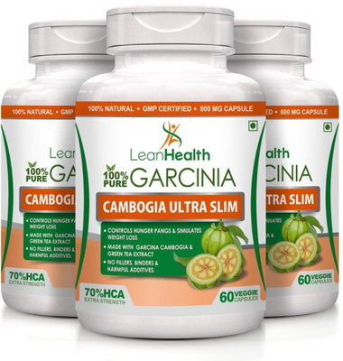 

LeanHealth Garcinia Cambogia - 60 Capsules - (Pack of 3)(180 No)