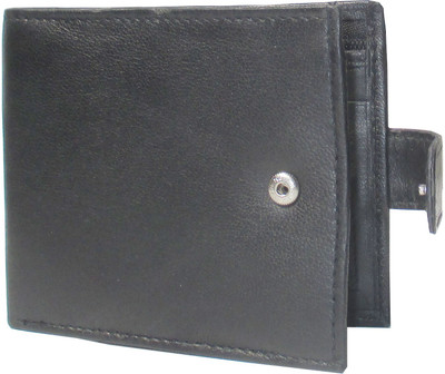 

Zubron Men Casual Black Genuine Leather Wallet(10 Card Slots), Blk036