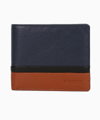 

Newport Men Multicolor Genuine Leather Wallet(4 Card Slots), Navy;black & tan