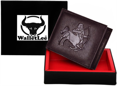 

WalletLee Men Casual Brown Genuine Leather Wallet(1 Card Slot)