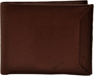 

GANNET Men Casual Brown Genuine Leather Wallet(6 Card Slots)