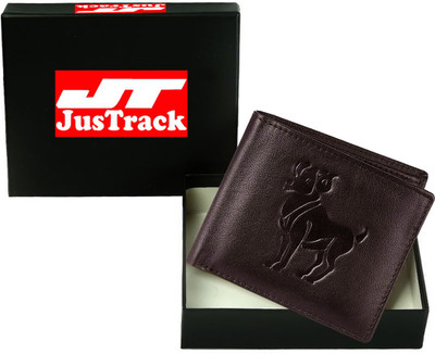 

JusTrack Men Casual Brown Genuine Leather Wallet(1 Card Slot)