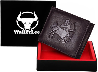 

WalletLee Men Casual Brown Genuine Leather Wallet(1 Card Slot)