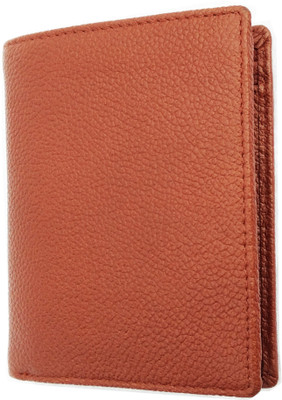 

Dream Makers Men Brown Genuine Leather Wallet(6 Card Slots)
