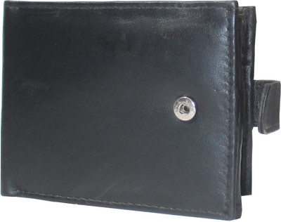 

Zubron Men Casual Black Genuine Leather Wallet(8 Card Slots), Blk037