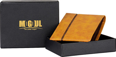 

Mogoul Men Casual Tan Genuine Leather Wallet(7 Card Slots), Tanpuw201812