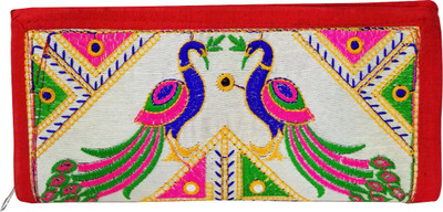 

Lelys Women Ethnic Multicolor Canvas Wallet(1 Card Slot), Multi