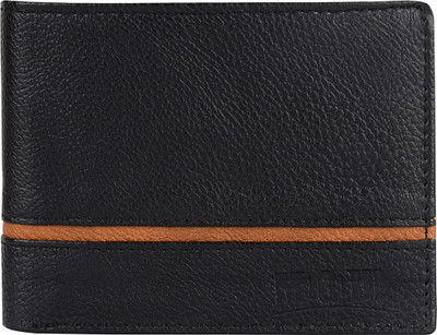 

Mogoul Men Black Genuine Leather Wallet(7 Card Slots), Blkpuw201812