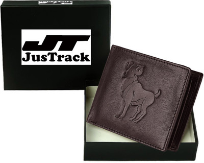 

JusTrack Men Casual Brown Genuine Leather Wallet(1 Card Slot)