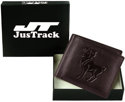 

JusTrack Men Casual Brown Genuine Leather Wallet(1 Card Slot)