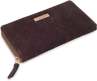 

Red Rabitt Women Casual Brown Genuine Leather Wallet(6 Card Slots)