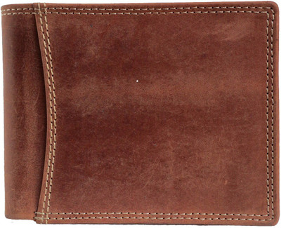 

pocket bazar Men Brown Genuine Leather Wallet(7 Card Slots)