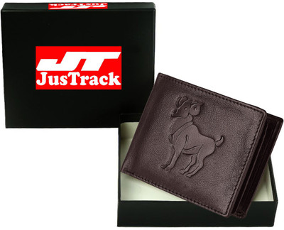 

JusTrack Men Casual Brown Genuine Leather Wallet(1 Card Slot)