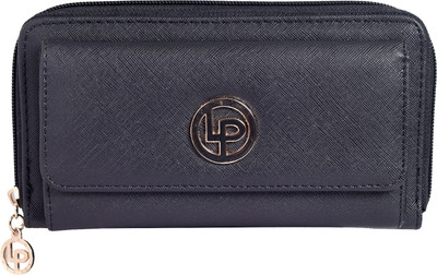 

Lino Perros Women Casual Black Artificial Leather Wallet(2 Card Slots)