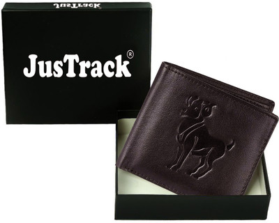 

Justrack Men Casual Brown Genuine Leather Wallet(1 Card Slot)