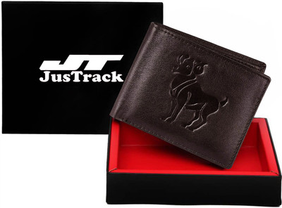 

JusTrack Men Casual Brown Genuine Leather Wallet(1 Card Slot)