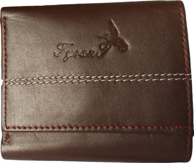

TyranT Men Casual Brown Genuine Leather Wallet(6 Card Slots), Light camel
