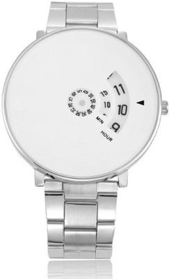 

GoodFeel White Dial Stainless Steel Belt Watch For Boys And Men Hybrid Watch - For Men