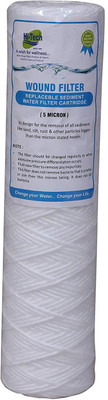 

Hi-Tech 10 inch *2.4 Dia Wound Filter for All Types of Water purifiers Wound Filter Cartridge(5, Pack of 1)