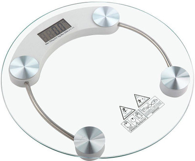 

UV 6MM Thick Tempered Glass Digital Weighing Scale Weighing Scale(White)