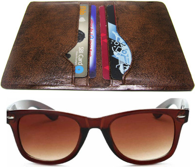 

Peacock Mundkar Wayfarer Combo(Black, Brown)