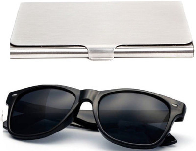 

Peacock Mundkar Wayfarer Combo(Silver, Black)