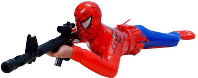 

F Z COLLECTIONS Crawling Spiderman With Lights and Sound(Multicolor)