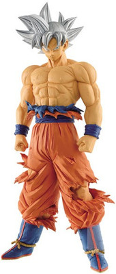 

Toy Mela DBZ Dragon Ball Z Super Saiyan Goku Ultra Instinct Silver Hair Action Figure With Stand And Box(Multicolor)