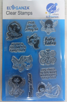 

ELEGANZA Clear Fairy Tales Rubber stamp craft Size 104 mm x 150 mm